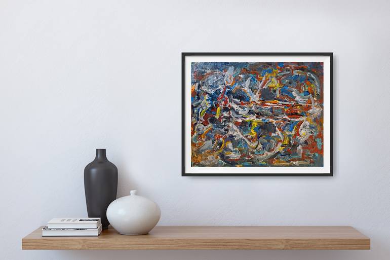 Original Abstract Expressionism Abstract Painting by Andrew Walaszek