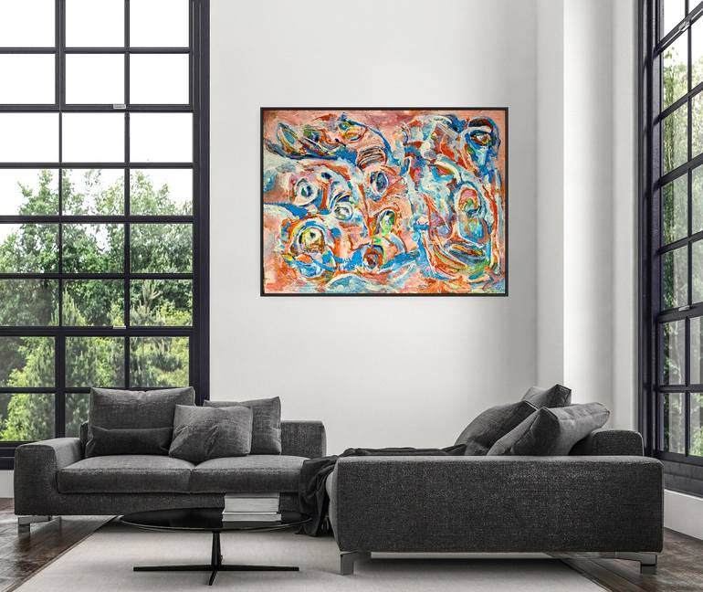 Original Abstract Expressionism Abstract Painting by Andrew Walaszek