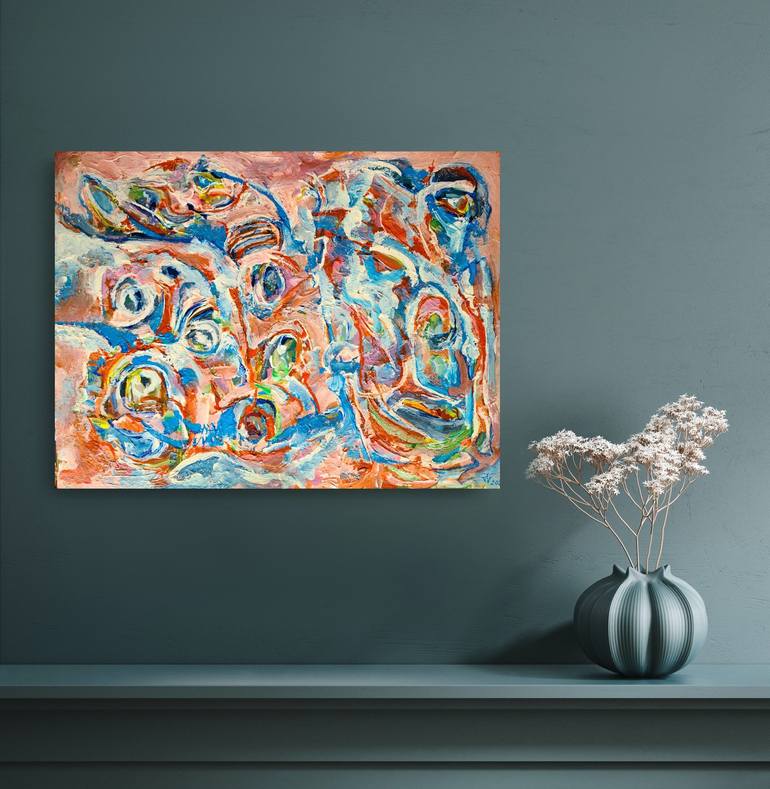 Original Abstract Expressionism Abstract Painting by Andrew Walaszek