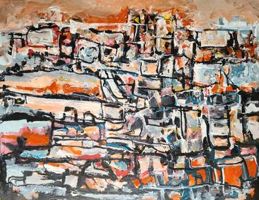 Original Abstract Expressionism Abstract Paintings by Andrew Walaszek