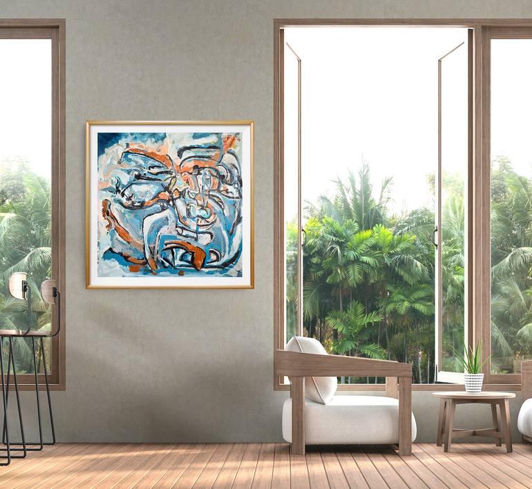 Original Abstract Expressionism Abstract Painting by Andrew Walaszek