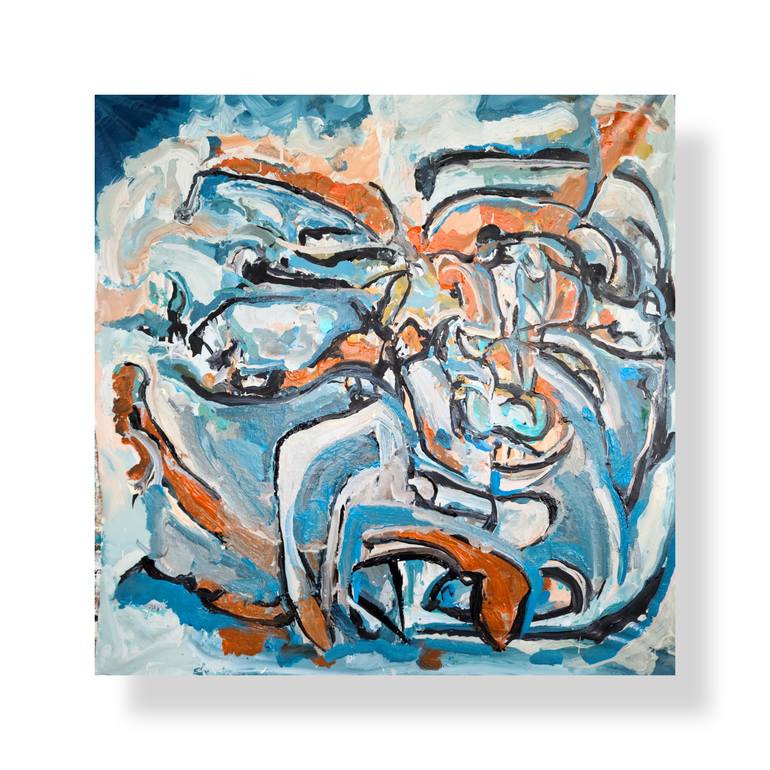 Original Abstract Expressionism Abstract Painting by Andrew Walaszek