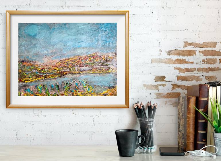 Original Abstract Landscape Painting by Andrew Walaszek