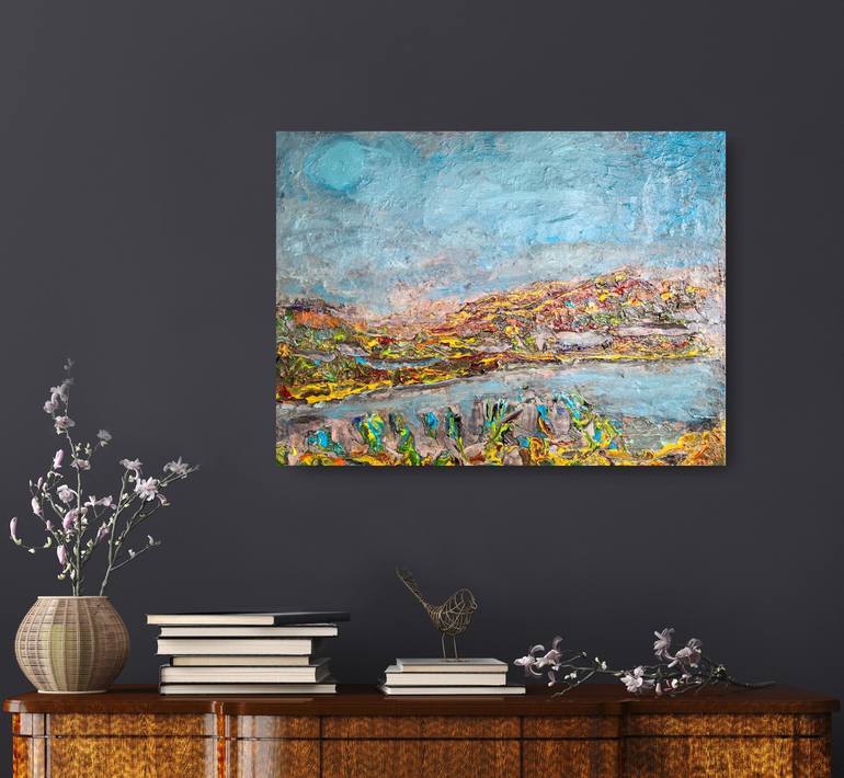 Original Abstract Landscape Painting by Andrew Walaszek