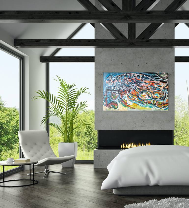 Original Abstract Painting by Andrew Walaszek