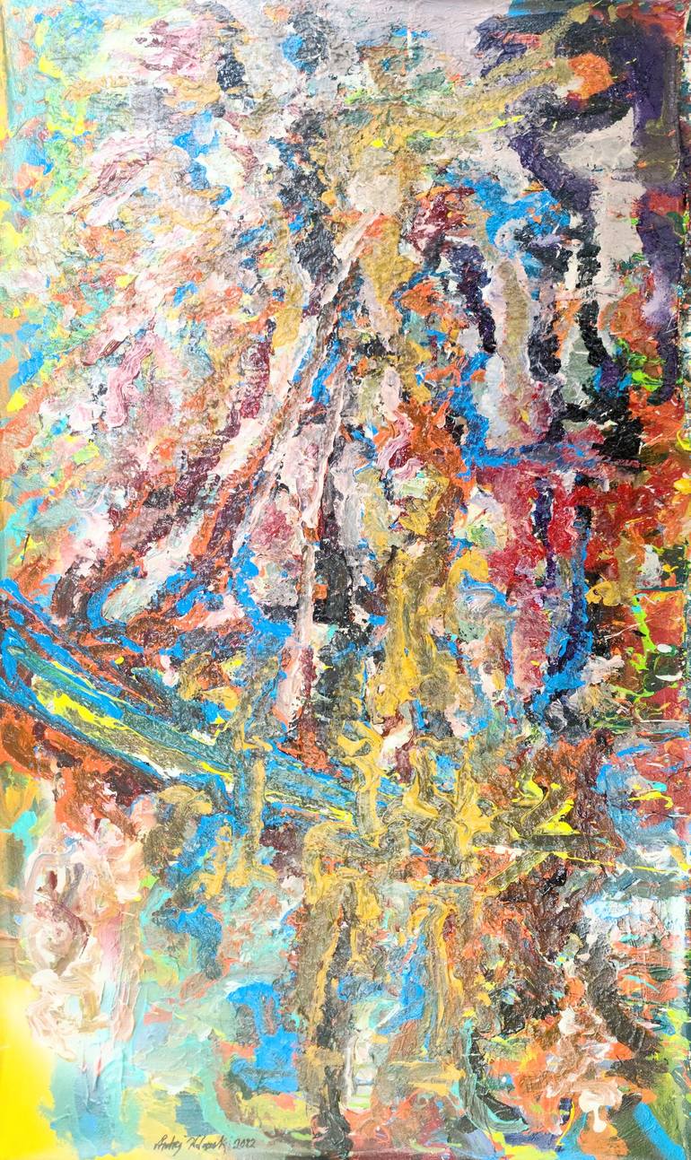 Original Abstract Painting by Andrew Walaszek