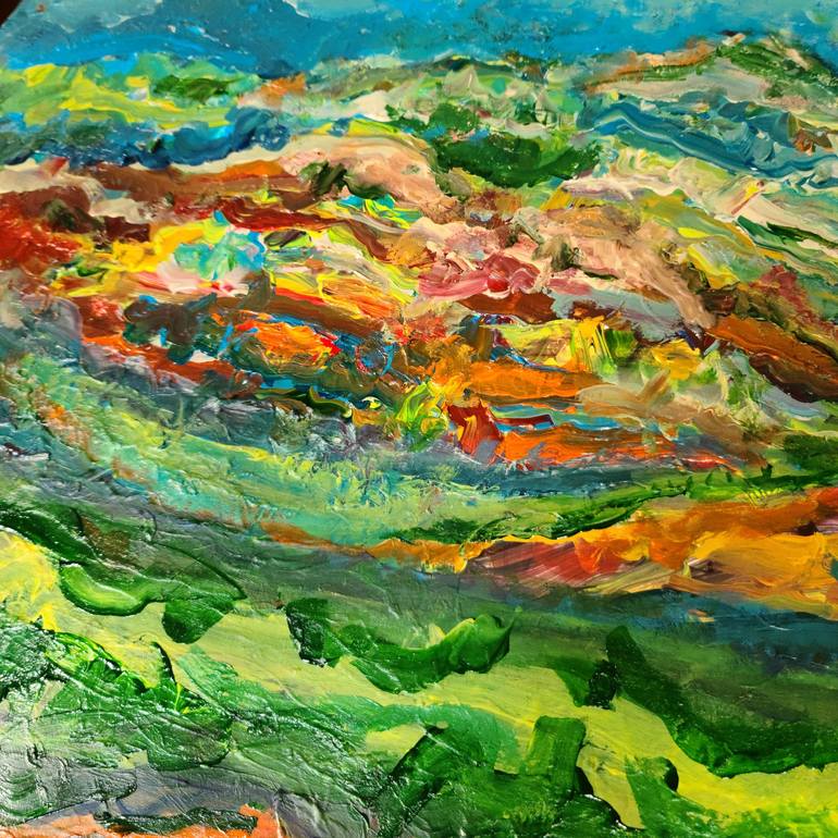 Original Expressionism Landscape Painting by Andrew Walaszek