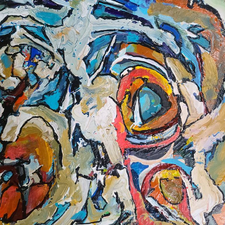 Original Abstract Expressionism Abstract Painting by Andrew Walaszek