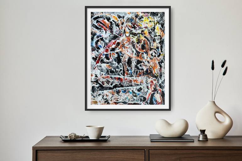 Original Abstract Expressionism Abstract Painting by Andrew Walaszek