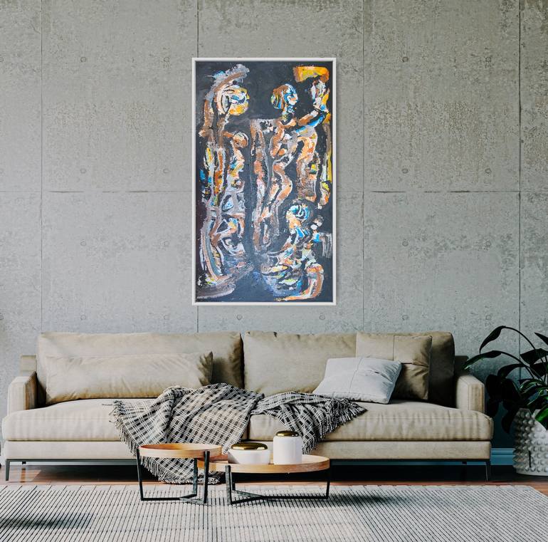 Original Figurative Abstract Painting by Andrew Walaszek
