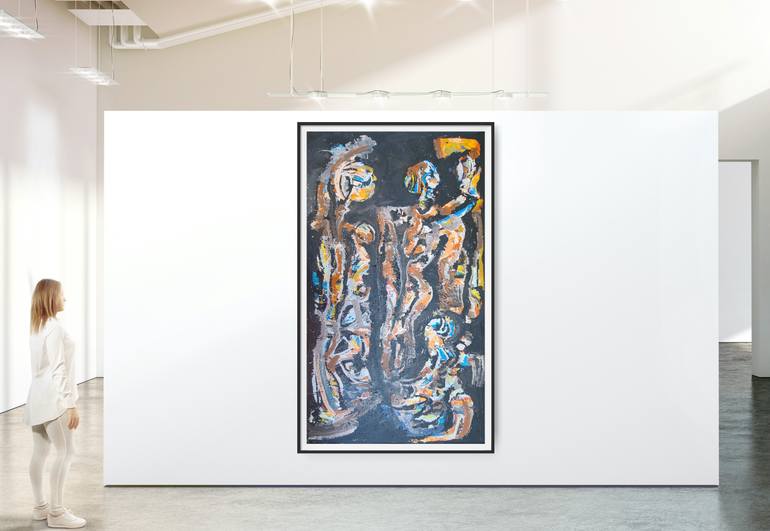 Original Figurative Abstract Painting by Andrew Walaszek