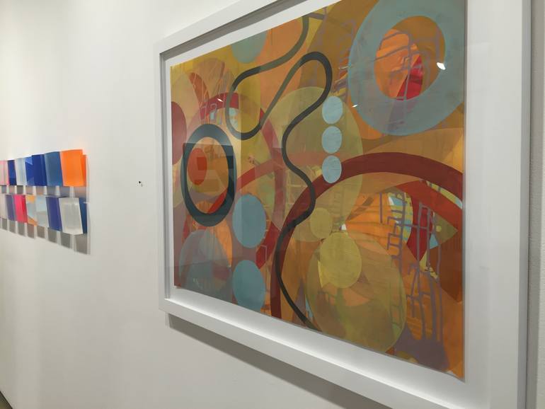 Original Contemporary Abstract Painting by Linda Kamille Schmidt