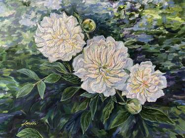 Original Impressionism Floral Paintings by Olena Pletnova