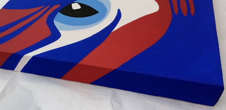 Original Pop Art Cats Painting by Sian Pritchard