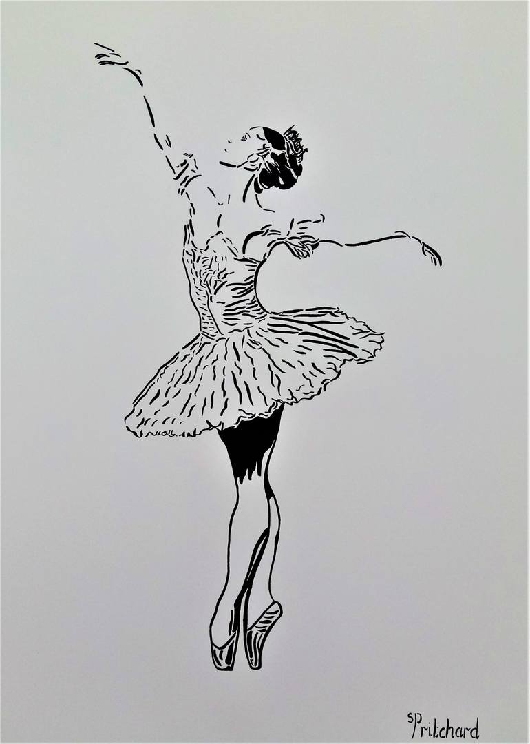 Ballerina by Sian Pritchard Saatchi