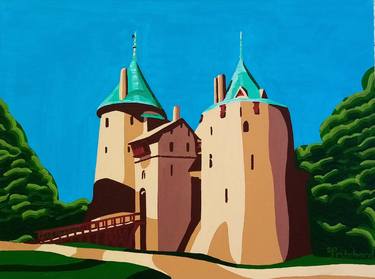 Original Pop Art Places Paintings by Sian Pritchard