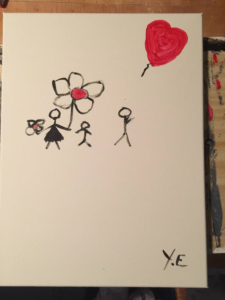Original Modern Kids Painting by Y E