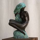 The girl on the stone by Nikolay Shatalov