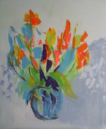 Original Floral Paintings by Barbara Kowalska