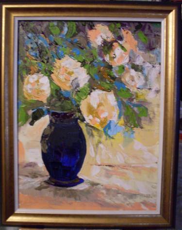 Original Impressionism Floral Paintings by Barbara Kowalska
