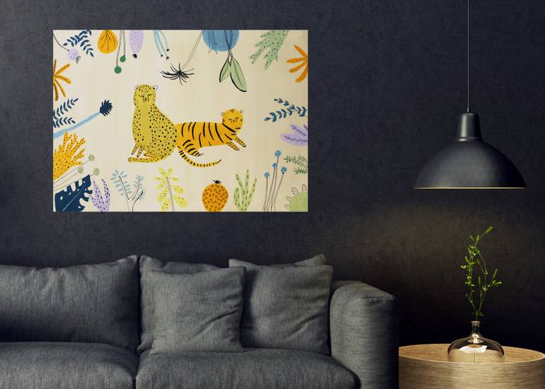 Original Illustration Animal Painting by Dora Sanfilippo