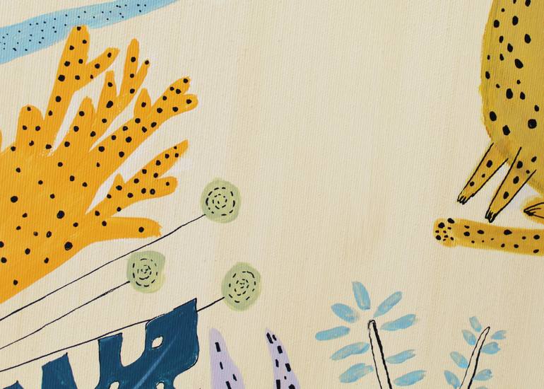 Original Illustration Animal Painting by Dora Sanfilippo