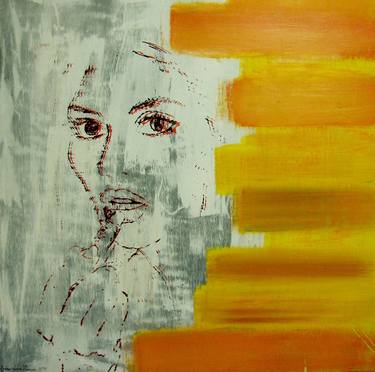 Original Abstract People Paintings by Henry Andrew Thomas