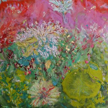 Original Expressionism Floral Paintings by Jane Forth