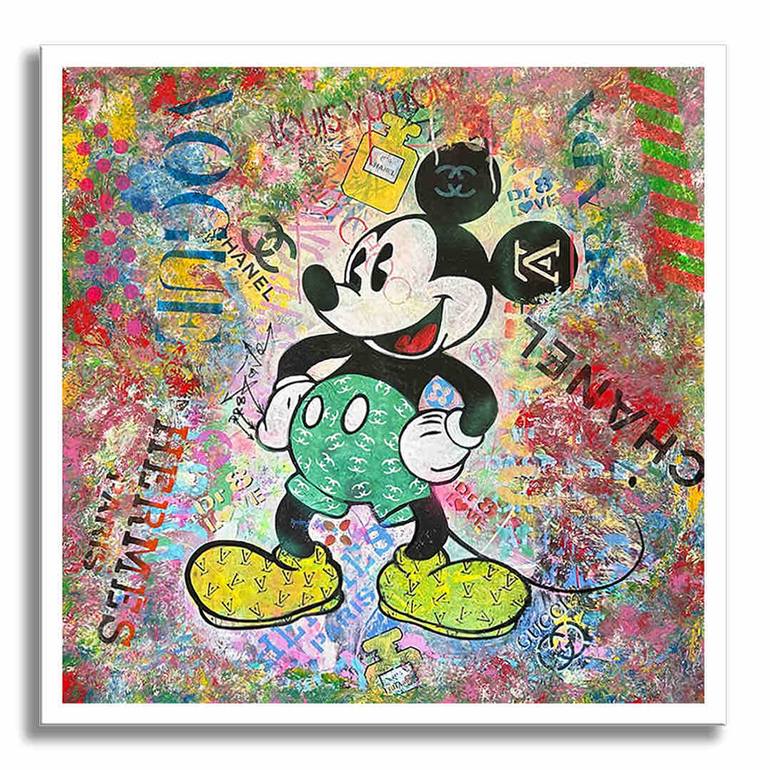 Original Pop Art Cartoon Painting by Dr eight LOVE