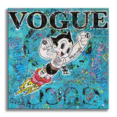Astro boy Vogue – Original Painting on canvas thumb