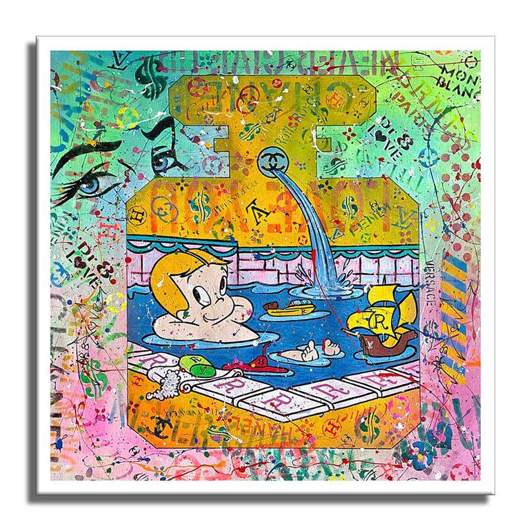 Original Pop Art Cartoon Printmaking by Dr Eight Love