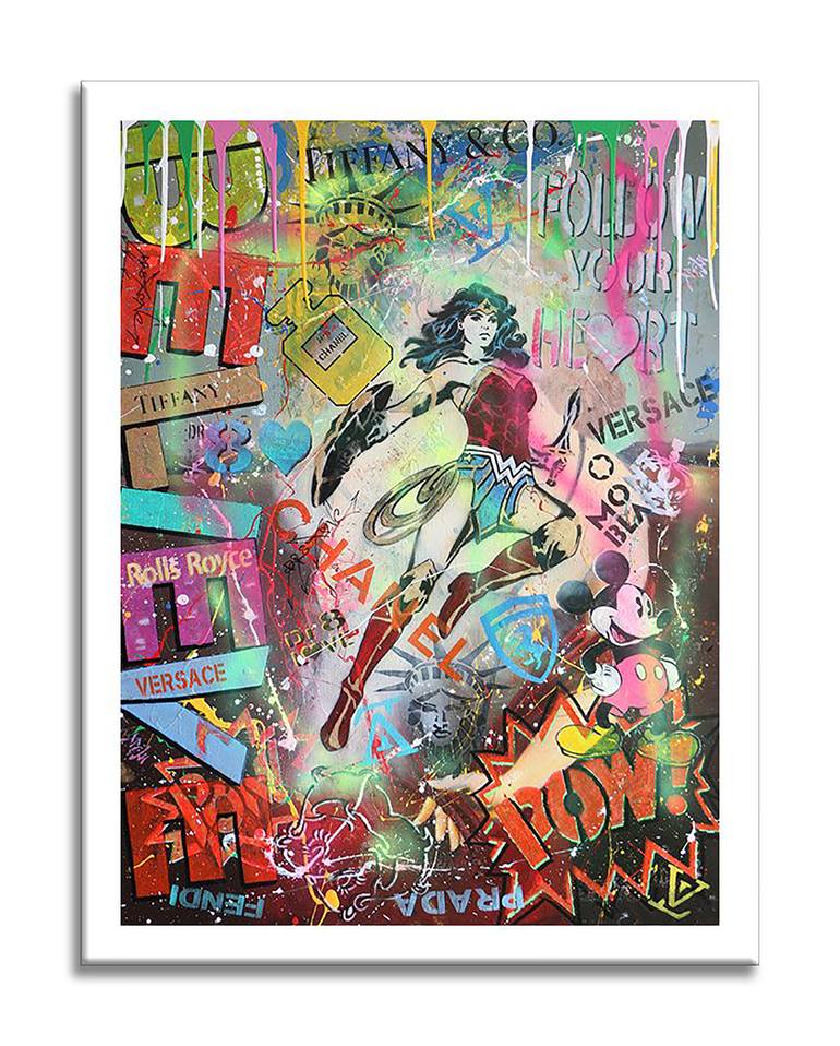 Original Pop Art Comics Printmaking by Dr Eight Love