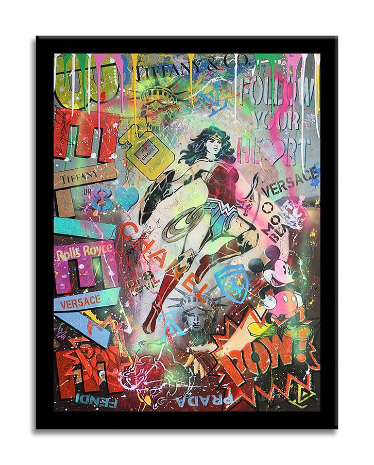 Original Pop Art Comics Printmaking by Dr Eight Love