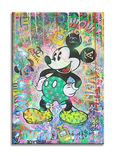 Original Pop Art Cartoon Printmaking by Dr Eight Love