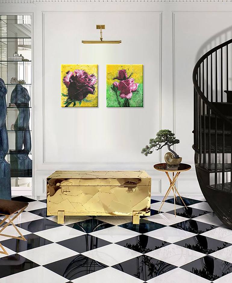 Original Abstract Nature Printmaking by Dr Eight Love