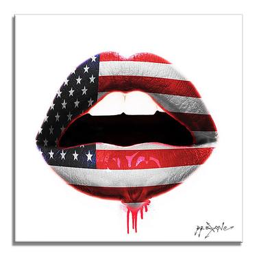 Kiss Usa Lips Flag - Paper Limited Edition thumb