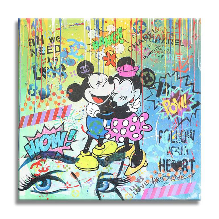 Dr8love Street Pop Art, Original Paintings Limited Editions Paper & canvas