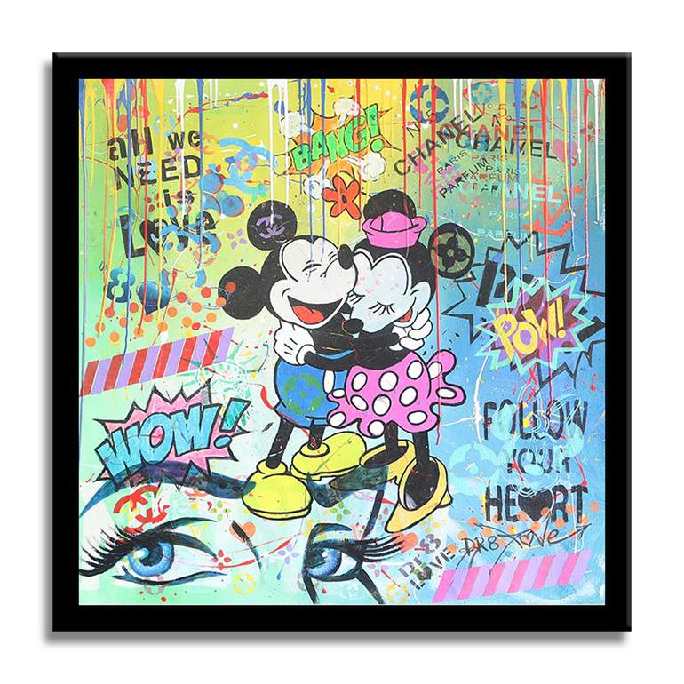 Original Pop Art Comics Painting by Dr eight LOVE