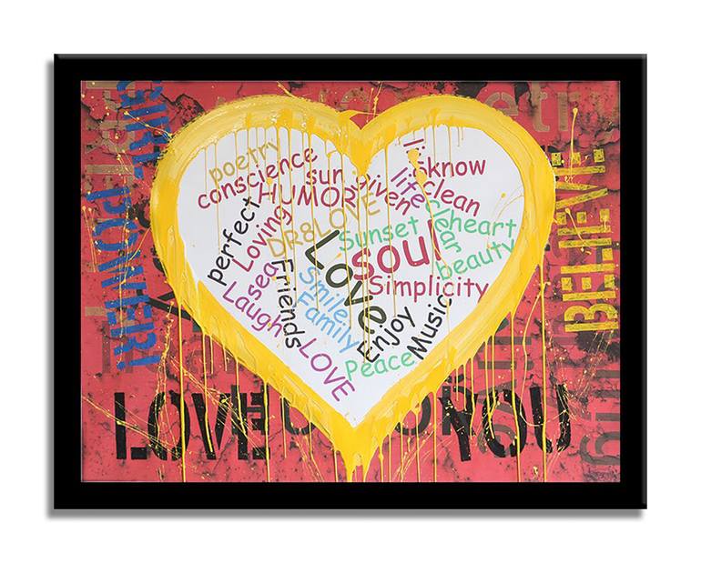 Original Love Painting by Dr eight LOVE