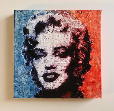 Original Pop Art Portrait Printmaking by Dr eight LOVE