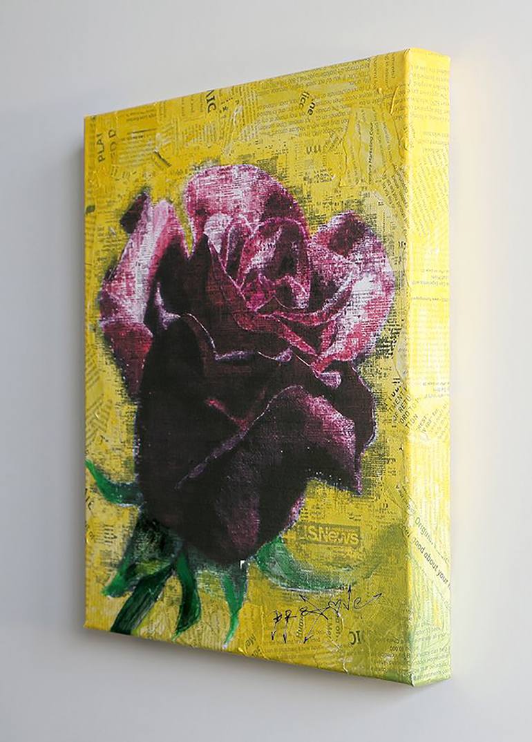 Original Pop Art Nature Painting by Dr Eight Love