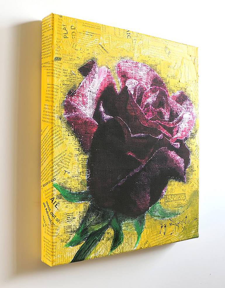 Original Pop Art Nature Painting by Dr Eight Love