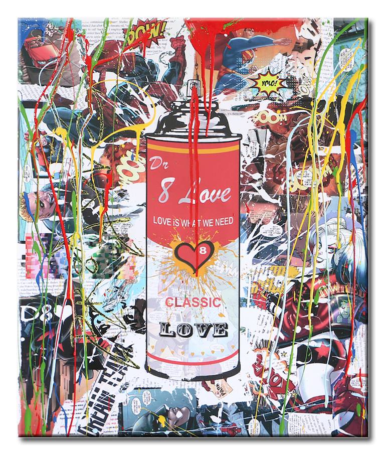 Dr8love Street Pop Art, Original Paintings Limited Editions Paper & canvas