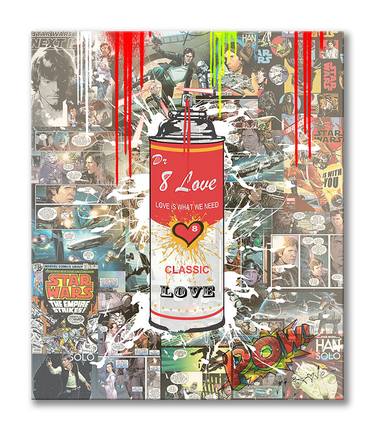 Original Pop Art Love Printmaking by Dr Eight Love