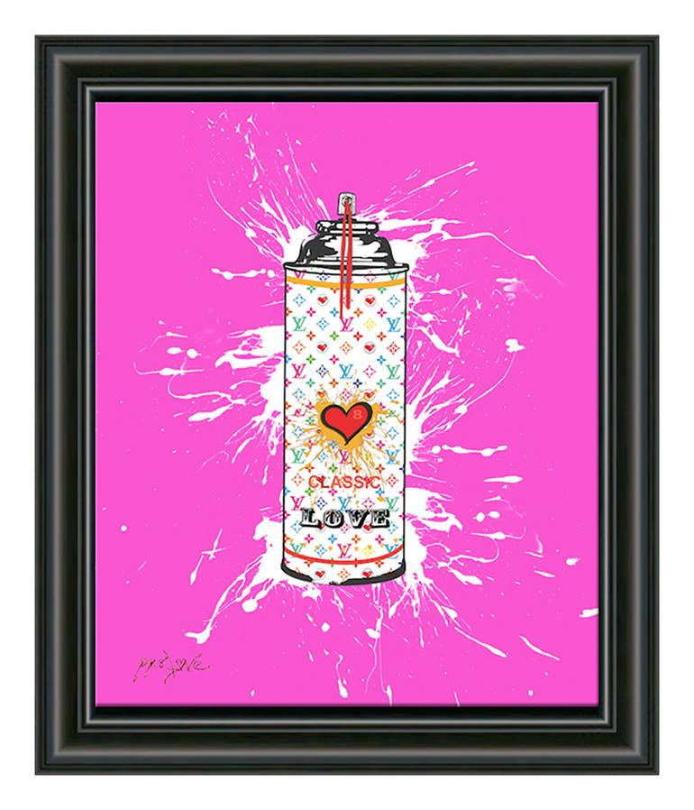 Original Pop Art Love Printmaking by Dr eight LOVE