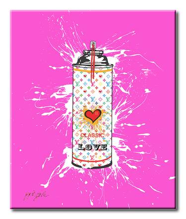 Original Pop Art Love Printmaking by Dr eight LOVE