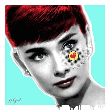 Audrey Hepburn - At Tiffany's - Canvas Limited Edition thumb