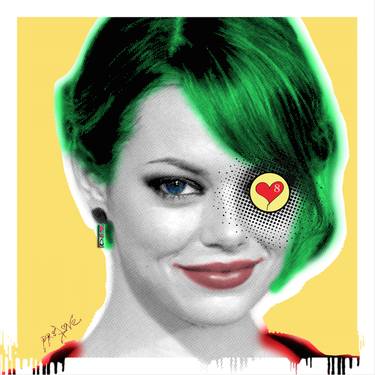 Emma Stone - Magic Bunny - Canvas Limited Edition thumb