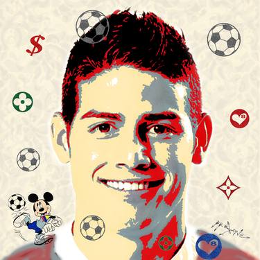 James Rodriguez - Colombia - Canvas Limited Edition thumb