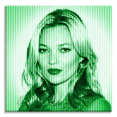 Original Pop Art Portrait Printmaking by Dr eight LOVE